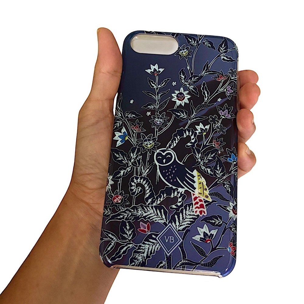 Vera Bradley Floral Owl Flexible Frame Case For Iphone 8 Plus, 7 Plus, 6s/6 Plus